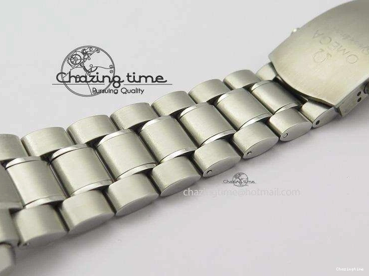 0228 Cozy Speedmaster Racing 40mm SS Black Dial On SS Bracelet A7750 ( Free Rubber Strap ) 8252